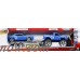 New Bright 7" Rem/C S/F Custom Cruiser Trailer Set: Ram with Challenger SRT, Blue   550471167